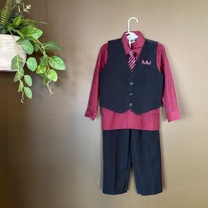 Burgundy/Black Tuxedo. Worn once.